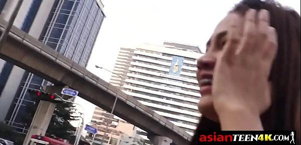  Horny sex tourist is looking for a petite Asian teen to fuck with him for free.